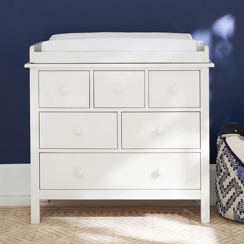 Pottery Barn Kids Kendall Nursery Dresser Simply White image number 1